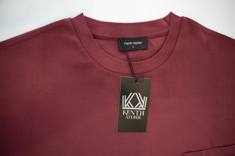 Kenth Atelier Lustre Tee – Burgundy