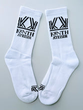 Kenth Atelier Premium Cotton Socks-  Black print (2 pairs)